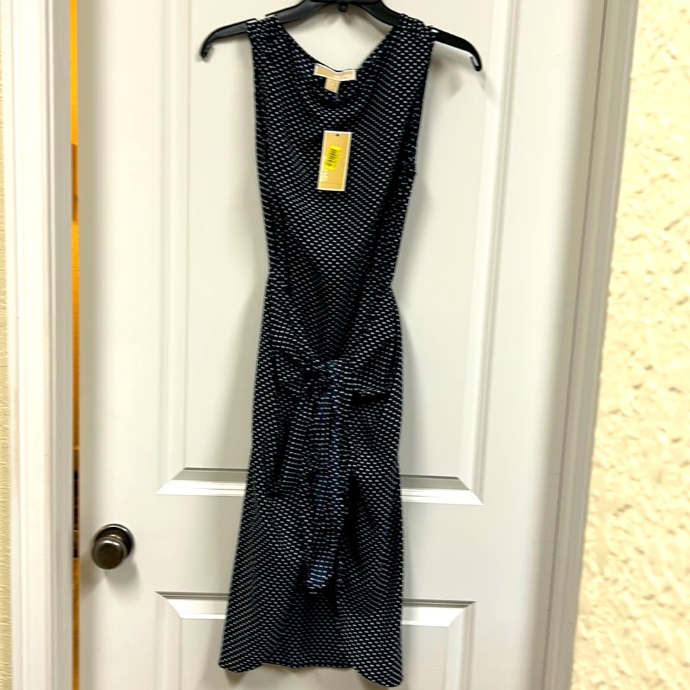 NWT MK Navy dress
